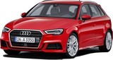 2017 Audi A3 Sportback 1.0 TFSI 116 HP S tronic Design galeri küçük görseli 1