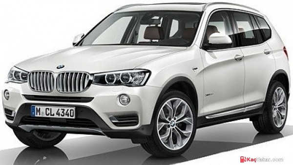 2017 BMW X3 Serisi X3 xDrive20d 2.0 190 BG Otomatik (4x4)