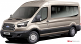 2017 Ford Transit Minibüs 2.2 TDCi 155 PS Deluxe Turizm (10+1) galeri küçük görseli 1
