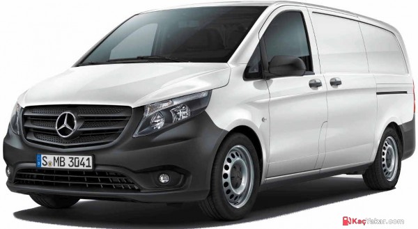 2017 Mercedes Vito Panelvan Uzun 1.6 CDI 114 BG (2+1)