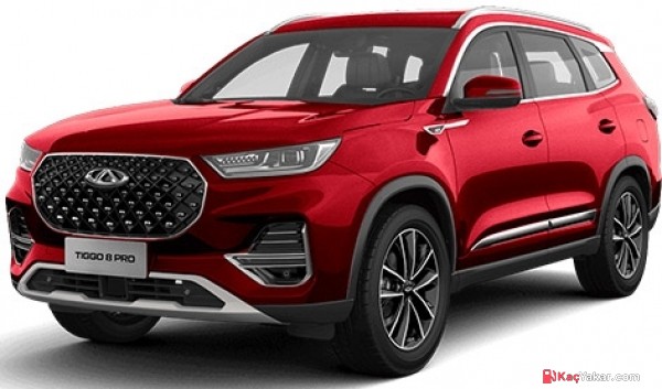 2024 Chery Tiggo8 Pro 1.6 183 HP DCT Luxury (4x2)