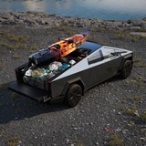 2024 Tesla Cybertruck Cyberbeast 845 HP (4x4) galeri küçük görseli 12