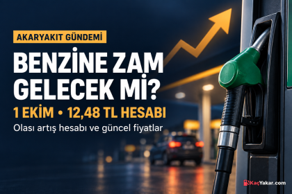 Benzine 1 Ekim'de Zam Gelecek mi? 12,48 TL'lik Artış Hesabı