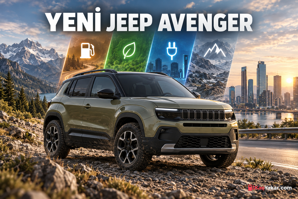 Yeni Jeep Avenger Tanıtıldı: Benzinli, Hibrit, Elektrikli ve 4xe Seçenekleri